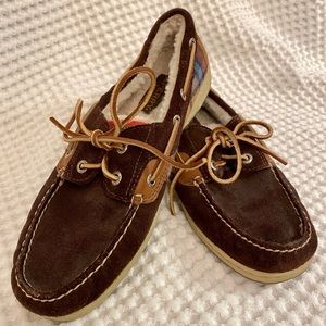 Sperry Topsider Fur Lined Boat Shoe